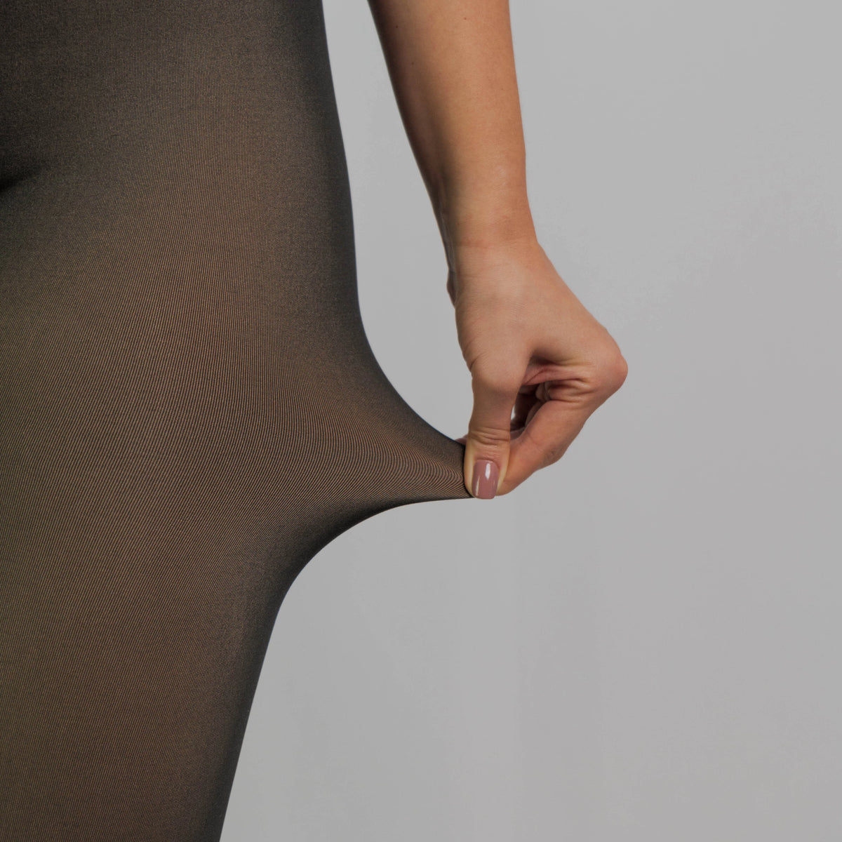Collant polaire effet transparent